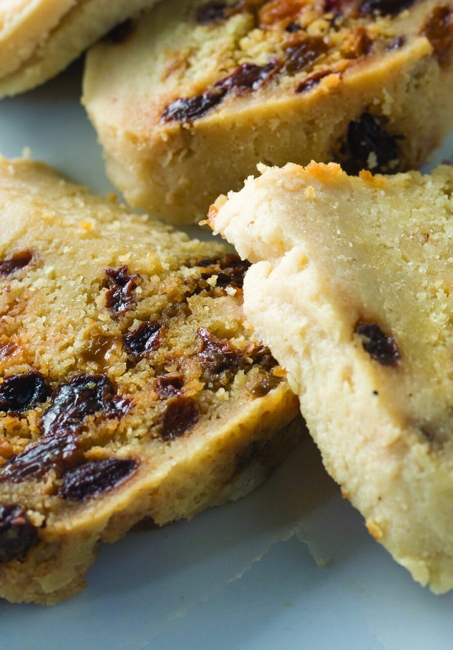 Sliced Liberian bread