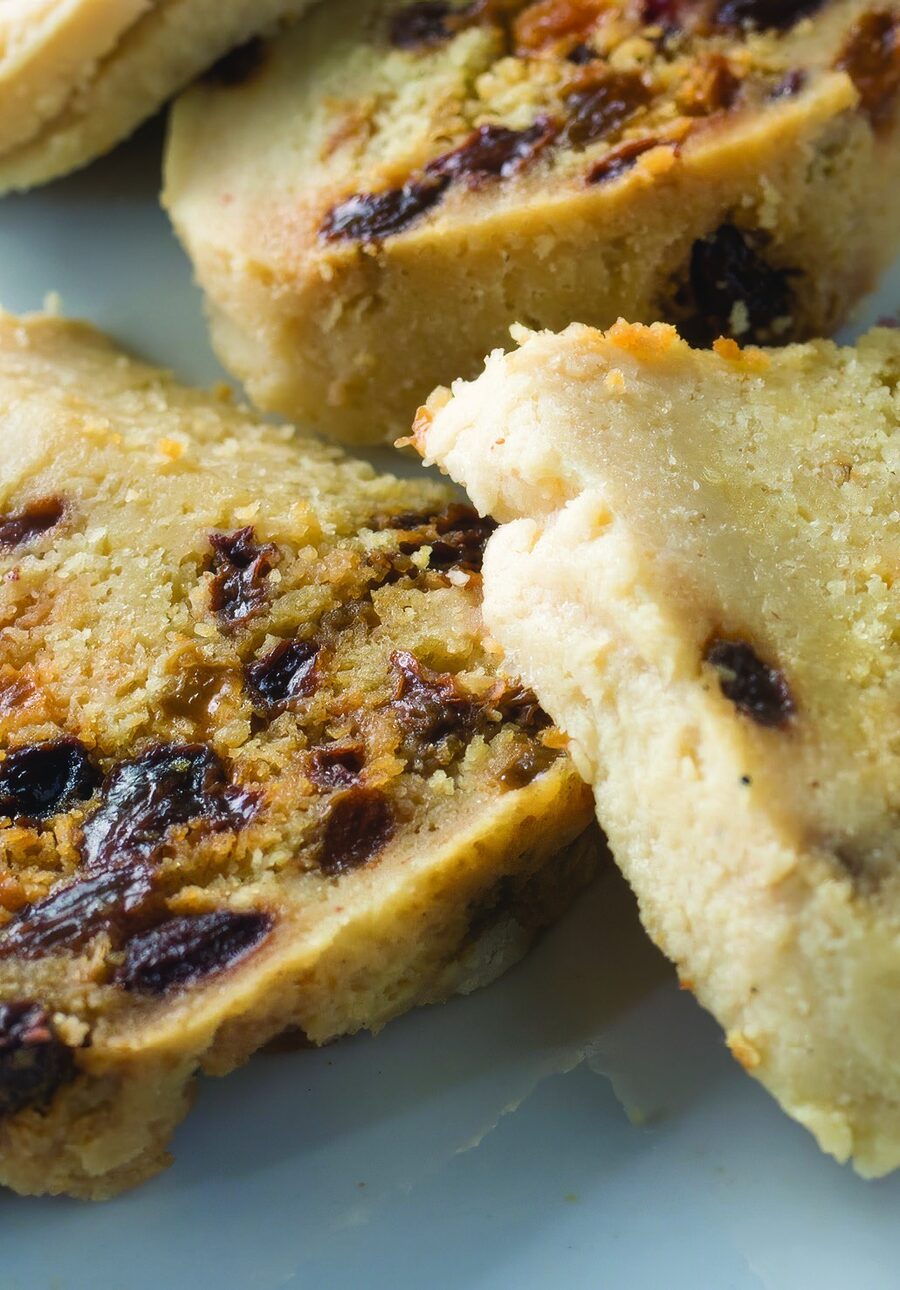 Sliced Liberian bread